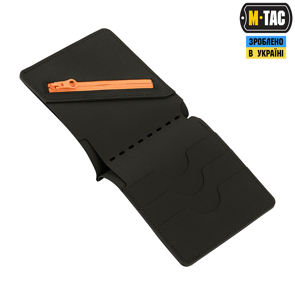 Кошелек M-Tac Slim Elite Gen.II Black/Orange Фото 2